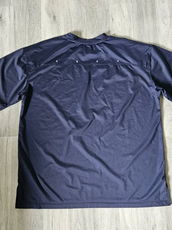 Asrv Navy Blue Oversized Tee Size M - Picture 4 of 5